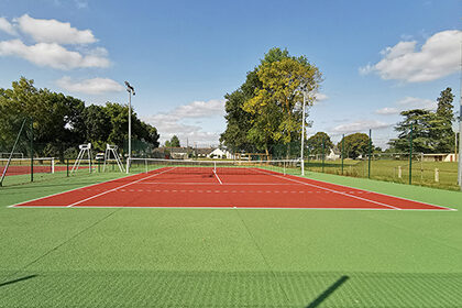 Terrain de tennis, Complexe sportif // Corné